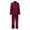 Red, variant on Wang6 Satin Pajamas for Women Sets Soft Silk Pjs Lounge Set 2 Piece Long Sleeve Button down V Neck Shirts Wide Leg Pants Loose Stripe Printed Sleepwear Nightwear Sets White XL