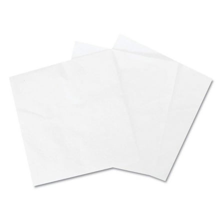 BWK8310 12 in. x 12 in. 1-Ply 1/4-Fold Lunch Napkins - White (6000/Carton)