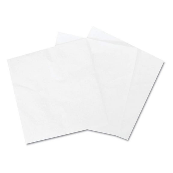 BWK8310 12 in. x 12 in. 1-Ply 1/4-Fold Lunch Napkins - White (6000/Carton)