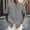 Gray, variant on COSFO Short Sleeve Button Up Shirt Men Summer Cotton Linen Solid Shirts Collared Regular Fit Vacation Beach Tops
