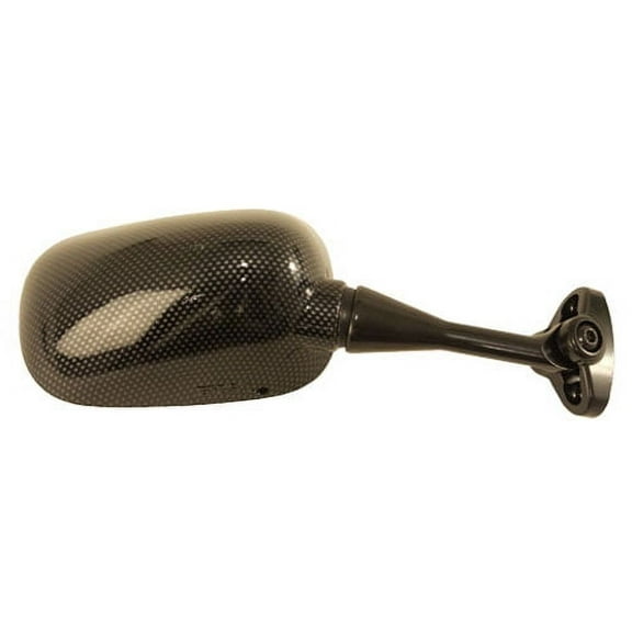 Emgo - 20-87023 - OEM Style Mirror, Carbon Fiber - Right