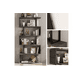 thumbnail image 5 of Simple Librero Xtellar, Estructura En Forma De S Librero Minimalista Gris, 5 of 5