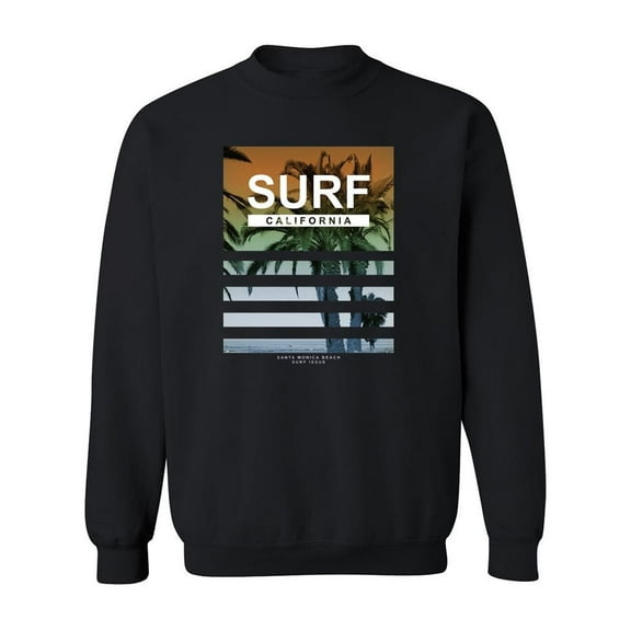 Surfing, California Sweatshirt Men -Image by Shutterstock, Male Small