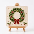 thumbnail image 2 of Christmas Sea Glass Art Kit, DIY Sea Glass Set with Wooden Easel, Festive Holiday Craft Supplies for Beginner-Friendly Handmade Christmas Decorations and Home Decor, 2 of 6