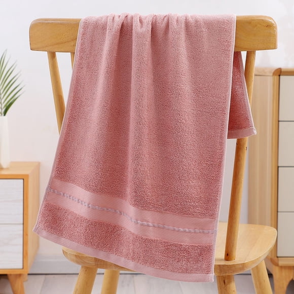Namzi Toallas de 3 piezas de 34 x 74 cm. Toallas de ducha perfectas para el día a día, ligeras, de fibra de bambú, ideales para el baño y el aseo (color melocotón).