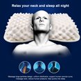 thumbnail image 4 of Coofit Latex Orthopedic Pillow Soft Cozy Breathable Neck Sleep Pillow Contour Pillow, 4 of 10