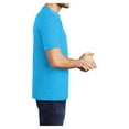 thumbnail image 3 of Mafoose Men's Perfect Tri Polyester/Cotton/Rayon T-Shirts Turquoise Frost 4X-Large, 3 of 4