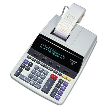 Sharp EL2630PIII Two-Color Printing Calculator, Black and Red Print, 4.8 Lines Per Second