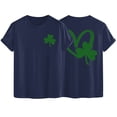 thumbnail image 1 of AherBiu Hauts de la Saint-Patrick pour Femmes Manches Courtes Imprimés Décontractés Basiques, 1 of 7