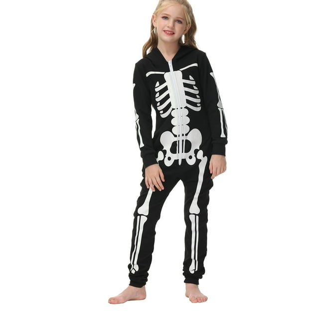 Pyjamas Assortis pour la Famille Halloween Combinaison une Pièce Pantalon Barboteuse