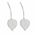 thumbnail image 6 of Evideco French Home Goods Curtain Holdbacks Set of 2 Magnetic Wooden Heart Curtain Tiebacks – Easy to Use, No Installation Needed – White, 6 of 6