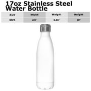Black Panther: Wakanda Forever Vibranium Panther Logo Stainless Steel Water Bottle Black 17 oz.