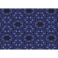 thumbnail image 1 of Ahgly Company Indoor Rectangle Patterned Night Blue Area Rugs, 2' x 5', 1 of 6