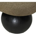 thumbnail image 5 of Pemberly Row Modern / Contemporary Rich Boucle Fabric Bowies Olive Bench, 5 of 7