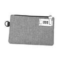 thumbnail image 2 of QccHieUs Lockable Money Bag Multifunctional Portable Storage Cash Bag Money Pouch Locking Grey, 2 of 9