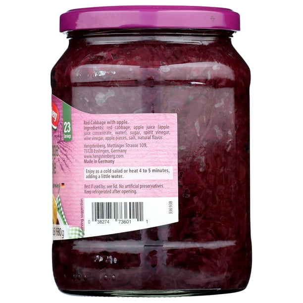 6-pack Red Cabbage & Apple - Jarred - Walmart Business Supplies