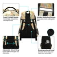 thumbnail image 4 of FORMRS Kids School Backpack Elementary Student Unisex Travel Bookbag with Reflective Stripes, Beige Clouds, 4 of 7
