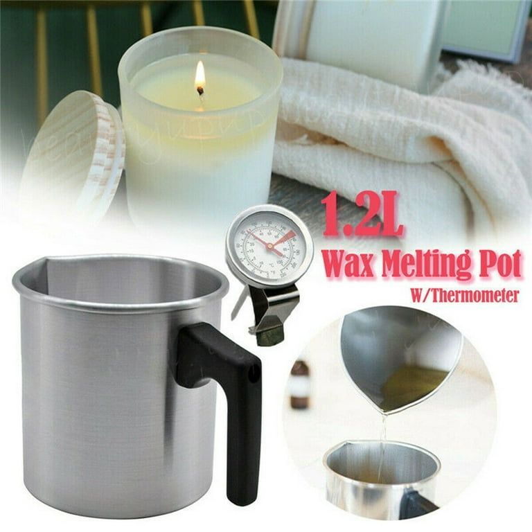 Wax Melting Pot Kit, DIY Candle Making Melting Pitcher Set, Included 1 PCS  1.2L Candle