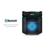 ION Audio Party Boom FX Portable Bluetooth Speaker with LED Lighting, Black, iPA101A