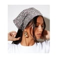 thumbnail image 6 of AWAYTR 3 Pcs Floral Elastic Hair Scarf Headbands Hair Bandanas Head Kerchief Bohemia Chiffon Turban Triangle Scarves, 6 of 13