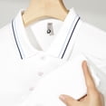 thumbnail image 2 of Men‘s New T-shirt Classic Short sleeved Polo Shirt Summer Top Casual T-shirt Button Collar Super Large S-4XL Casual Polo Shirt, 2 of 7