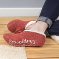 thumbnail image 3 of BambooMN Women's Fancy Yarn Slippers Non-Slip Cozy Lined - Burgundy - X-Large - 1 Pair, 3 of 6