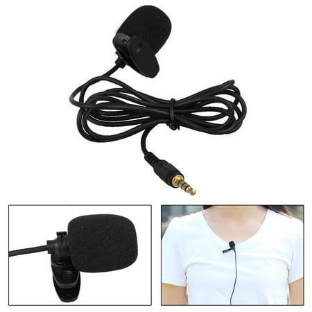 Professional Lavalier Lapel Microphone Omnidirectional Mic with Easy Clip On System for Recording Youtube / Interview / Video Conference / Podcast / Voice Dictation / iPhone / (Best Voice Dictation App)
