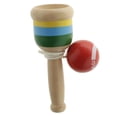 thumbnail image 2 of Juguete de madera,Copa de pelota de habilidad de madera,Juguete tradicional japonés,Juego de habilidad con bola y vaso de madera,Juguete Educativo,Juguetes de habilidades Hugo Juguete Kendama de madera, 2 of 10