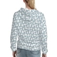 thumbnail image 7 of Picia Polar Bears And Snowy Winter Pattern Casual Women's Hoodie, Hooded Sweatshirt with Kangaroo Pocket, Comfortable Pullover with Eye-catching Drawstrings-XX-Large, 7 of 7