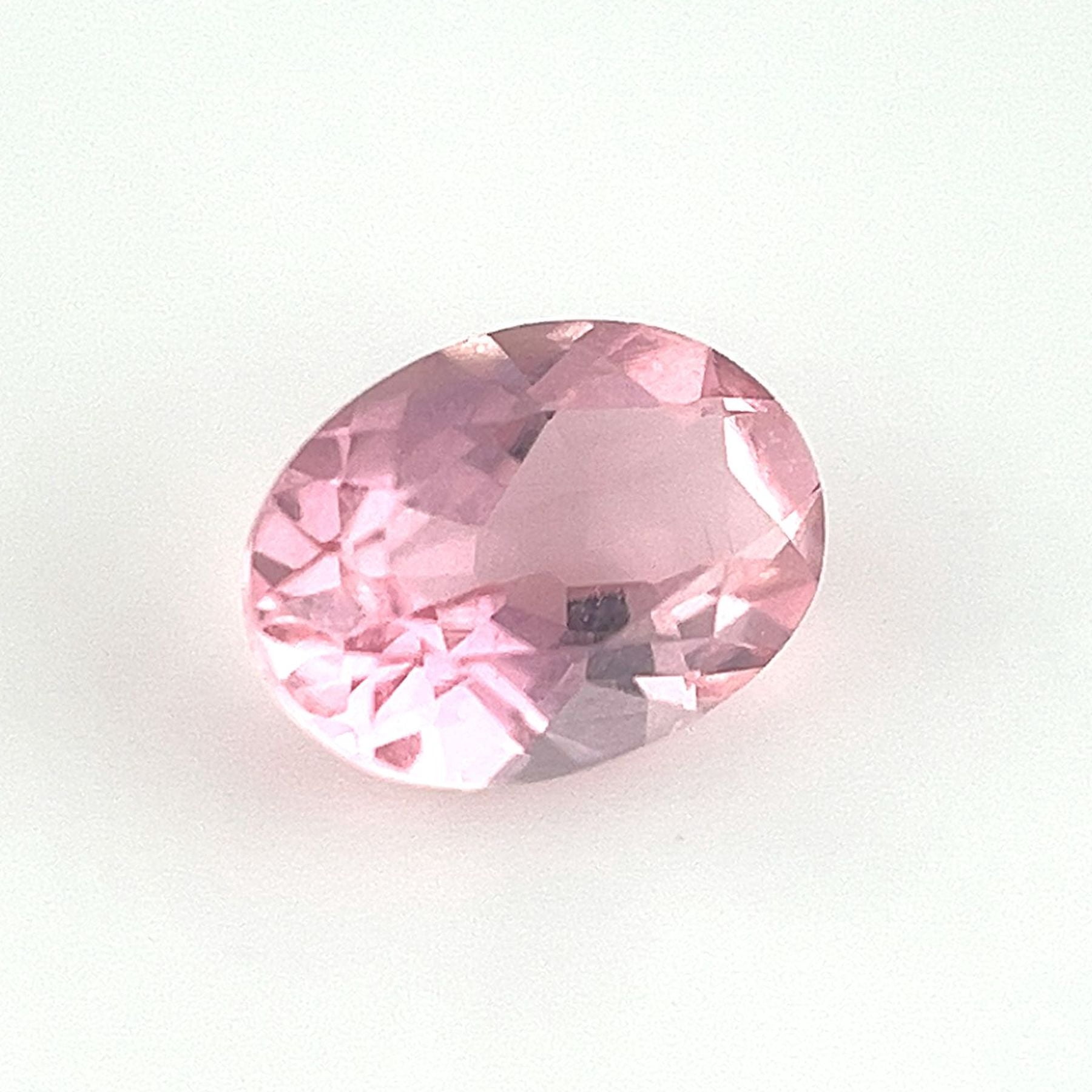 Certified Real 0.75 Carat Pink Tourmaline Oval Shape Brilliant Cut 7x5 mm Loose Gemstone October Birthstone