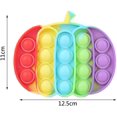 thumbnail image 5 of Pumpkin/Grape Shape Mini Pop Fidget Toy, Push Pop Bubble Fidget Sensory Dimple Toy, Silicone Popular It Bubble Gadgets Special Needs Stress Reliever, Extrusion Bubble Sensory Fidgets (Pumpkin 02), 5 of 5