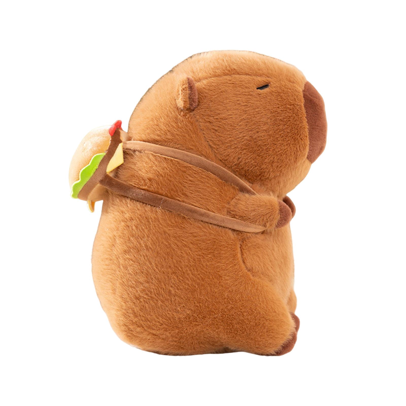 LeeQinersw Adorable Capybara Stuffed Animal Cuddly Cartoon Plush Animal Doll Cute Plush Toy 33cm