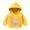 Yellow, variant on Asxite Toddler Tops Long Sleeve Print Hoodie Casual Loose Fall Winter 2-7 Y