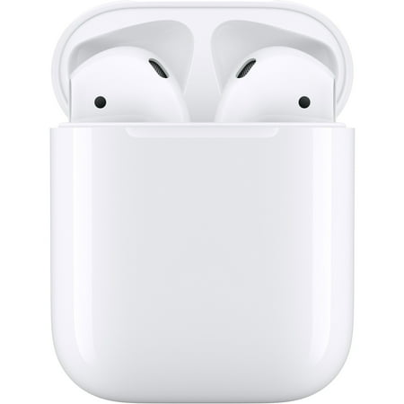 Restored Apple AirPods 2 with Charging Case - White (Refurbished)