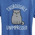 thumbnail image 3 of Instant Message - Unimpressed Cat - Women's Short Sleeve Graphic T-Shirt, 3 of 6