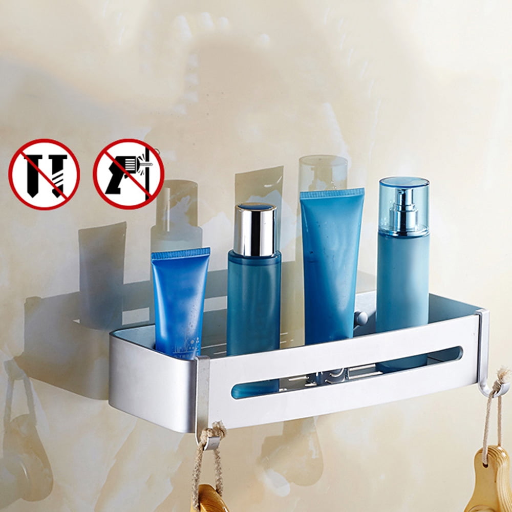 square bathroom shelves