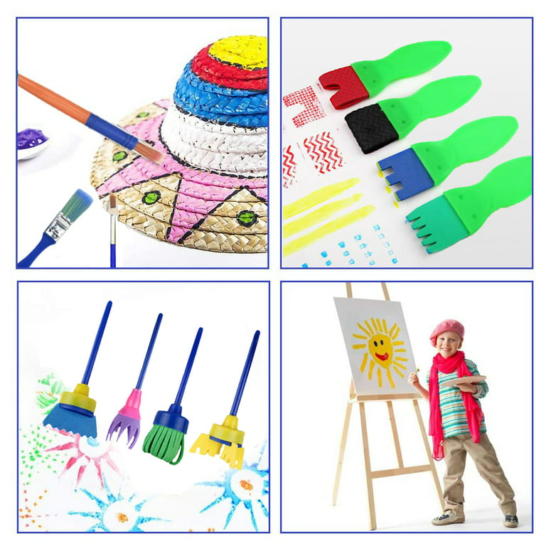DIY Sponge Finger Painting Kit Hand Arts And Crafts for Kids Ages 8-12 Boys  Fun