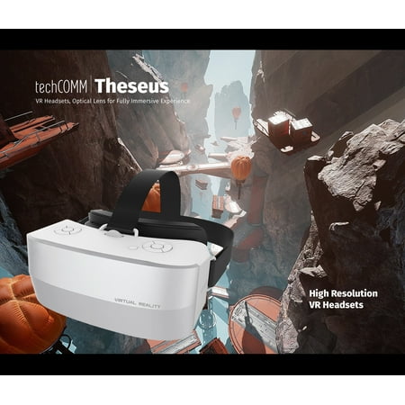 TechComm Theseus 16GB Android 3D VR Headset with Allwinner H8 CPU (Best Cpu For Vr 2019)