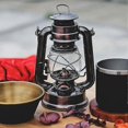 thumbnail image 2 of Outdoor Oil Lamp, Burning Lantern Lamps/Hanging Emergency Camp Disaster Prevention Lighting,for Home Tent Black, 2 of 5