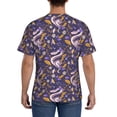 thumbnail image 2 of Naloa Snake And Floral Men's T-Shirt Sport T-shirt Men's Basic Tee Casual Men's Shirt, Round Neck, Short Sleeves - Medium, 2 of 5