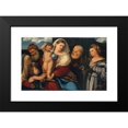thumbnail image 2 of Bonifacio Veronese 18x13 Black Modern Framed Museum Art Print Titled - Madonna and Child with Saints, 2 of 5