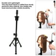 thumbnail image 4 of Mannequin Head Stand Aluminium Alloy Adjustable Strong Light Portable  Stand Tripod For Hairdressing Training, 4 of 8