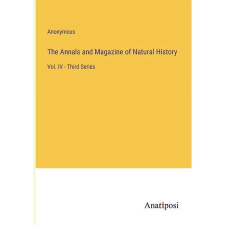 The Annals and Magazine of Natural History (Paperback) The Annals and Magazine of Natural History (Paperback)