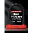thumbnail image 3 of ROCKBROS Bicycle Locks,High-Strength Alloy Steel U-shaped locks,U-Lock Red with 1.2m cable, 3 of 19