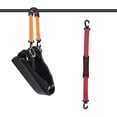 thumbnail image 1 of Patin Durable Porte-Chaussures à Roulettes Poignée Suspendue Boucle de Chaussure de Ski Sangle Rouge, 1 of 10