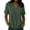 04# Green, variant on Linen Tops for Women Cotton V-Neck Blouse Button Detail Loose Fit Breathable Casual Summer Top Flowy Tunic Blouson Style Beach Holiday S-2XL