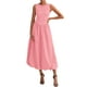 thumbnail image 1 of Vestido midi casual sin mangas BTFBM para mujer 2025, 1 of 9