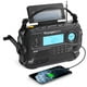 thumbnail image 1 of Kaito Voyager Pro KA600 Dinamo solar digital con manivela AM/FM/LW/SW y radio de emergencia meteorológica NOAA con linterna, lámpara de lectura, cargador de teléfono inteligente y RDS y alerta en tiem, 1 of 5