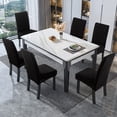 thumbnail image 6 of Yumcute Waterproof Chair Covers for Dining Room, Stretch Jacquard Dining Chair Slipcovers Removable Washable Chair Protector for Kitchen,restaurant 4PCS, 6 of 12
