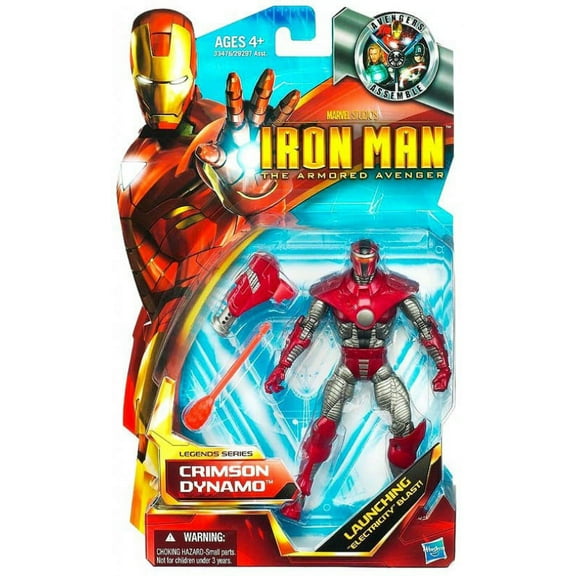 Iron Man Armored Avenger Legends Series: Crimson Dynamo Action Figure
